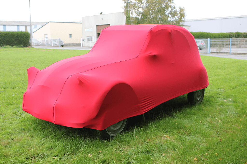 Couvre voiture intérieur 2CV rouge